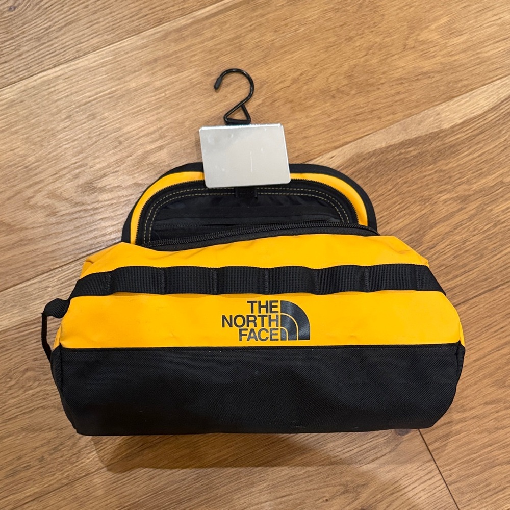 The North Face Black and Yellow Toiletry Bag
